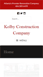 Mobile Screenshot of kolbyconstruction.com